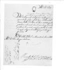 Correspondência de várias entidades para o marquês de Tancos sobre a falta de ordens do dia, no Regimento de Infantaria de Bragança e declarando a existência de uma colecção de ordens no Arquivo da Inspecção Geral de Artilharia.