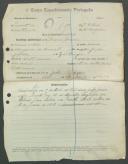 Joaquim Gonçalves - Soldado - 12ª. Compª. Regimento de Infantaria nº. 4
