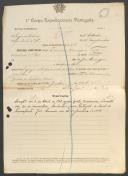 Francisco Domingues Viegas - Soldado - 12ª. Compª. Regimento de Infantaria nº. 4