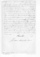 Decreto assinado por José António Maria de Sousa Azevedo, promovendo a alferes três sargentos, pelo seu comportamento nas acções de Valpaços e Braga.
