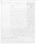 Ofício de Inácio Luís Madeira de Melo para o conde de Subserra sobre a recepção do ofício acerca de ordens para organizar brigadas, nomear a Repartição de Ajudante General e Quartel Mestre General.