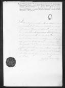 Certificado passado a Motte Ardouin, que serviu na qualidade de tenente do 1º Regimento de Infantaria Ligeira da Rainha.