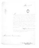 Ofício do Presidente da Comissão de Recenseamento do 1º Bairro do Porto para o visconde de Alcobaça sobre o envio de uma relação dos oficiais existentes no quartel general.