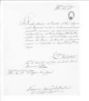 Correspondência de Francisco Nunes de Andrade, conde de Barbacena e João Manuel Rocha para Filipe Neri Gorjão e conde de São Lourenço remetendo relações das armas, munições e uniformes do 1º Batalhão do Regimento de Infantaria de Lagos que embarcou para a ilha da Madeira.