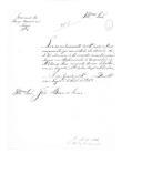 Ofícios de J. M. de Melo, do comando da força armada em Lagos, para José Braz de Lemos a dar conhecimento que, de acordo com as ordens recebidas do visconde de Sá da Bandeira, faria seguir para Sagres um destacamento da Companhia de Artilharia Fixa.