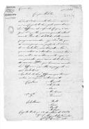 Circular assinada pelo coronel Miguel de Noronha, comandante interino do Arsenal do Exército, convocando os oficiais daquele corpo militar, que ocupavam quartéis do Estado, a comparecer na "Casa da Ordem".