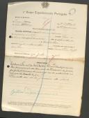Joaquim Mendes - Soldado - 12ª. Compª. Regimento de Infantaria nº. 4