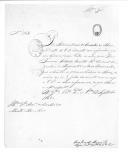 Ofícios assinados pelo major João  José de Mesquita, comandante do 4º Pelotão de Cavalaria, para o administrador do concelho de Montemor-o-Novo sobre um soldado desertor que se evadiu da cadeia de Mora. 