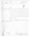 Correspondência expedida pelo Governo Militar de Trás-os-Montes para o duque da Terceira sobre ordens, relações de antiguidades de oficiais, guias e pessoal.