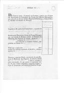 Títulos de crédito sobre a Comissão de Londres, passado pela Comissão Encarregada da Liquidação das Contas dos Oficiais Estrangeiros do Regimento de Fuzileiros Escoceses.