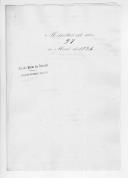 Correspondência (minutas) do conde de Saldanha, chefe do Estado Maior Imperial e comandante-em-chefe do Exército de Operações, para José Lúcio Travassos Valdez, ajudante general do Exército sobre o envio de documentação, transferência de pessoal.