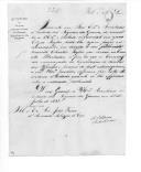 Correspondência de António José Silvério, do Expediente dos Estrangeiros do Ministério da Guerra, para João Freire de Andrade Salazar de Eça sobre vencimentos dos militares estrangeiros e condecorções.