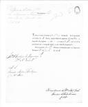 Ofícios de Francisco de Paula Ferreira, contador da Imprensa Nacional, para o secretário da Repartição do Quartel Mestre General sobre o envio de documentação.