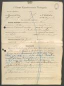Manuel António Peleira - Soldado - 12ª. Compª. Regimento de fInfantaria nº. 4
