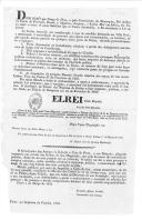 Carta de Lei pela qual Sua Majestade manda dispensar as formalidades relativas à prisão de delinquentes e à inviolabidade da casa do cidadão, no espaço de três meses, em consequência dos acontecimentos de Vila Real.