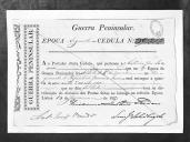 Processos sobre cédulas de crédito do pagamento das praças do Regimento de Infantaria 1, durante a Guerra Peninsular (letra A).