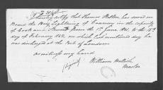 Processo sobre o requerimento de Thomas Hilton, soldado do Regimento Irlandês da Rainha.