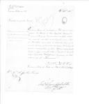 Correspondência de Francisco da Gama Lobo Botelho, governador militar de Lisboa, para José Lúcio Travassos Valdez sobre informações militares.