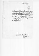 Ofício, com relação inclusa, do capitão-mor José de Contreiras Revez, da Capitania-Mor de Mecejana, para o comandante do Depósito Geral de Cavalaria em Évora remetendo o recruta José Lourenço.