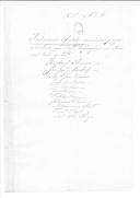 Correspondência de várias entidades sobre o pagamento, em dinheiro, de fardamento aos oficiais agregados à Companhia de Artífices do Arsenal Real do Exército, anexando uma relação nominal das praças agregadas à referida Companhia e que servem no Trem do Porto e praça de Elvas.