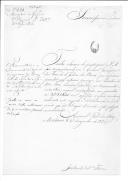 Ofício de José Bento de Sousa Fava para o Ministério da Guerra remetendo o orçamento das despesas dos quartéis da torre de São Julião da Barra.