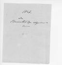 Ofício de Carlos Honório de Gouveia Durão, da Secretaria dos Negócios do Reino, para Cândido José Xavier informando para que sejam entregues e livre de direitos a Lord Amilius Beauderk, vice-almirante e comandante das forças britânicas, os vinte barris de farinha surtos no Tejo.