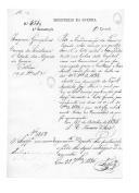 Processo sobre o requerimento de Joaquim Gonçalves, correio da Secretaria de Estado dos Negócios da Guerra.