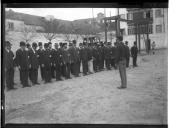 "1º Batalhão Voluntário da República na parada de Infantaria."