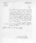 Correspondência de várias entidades para o conde de Saldanha, chefe do Estado Maior Imperial, e para José Lúcio Travassos Valdez, ajudante general do Exército, remetendo requerimentos (letra J).