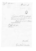 Correspondência de Joaquim Xavier Dinis Costa, juíz de fora, para o conde de Barbacena Francisco, ministro e secretário de Estado dos Negócios da Guerra, sobre relações de militares que passaram por Fronteira, na Comarca de Avis, Alentejo.  