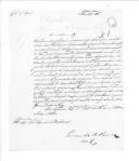 Correspondência do visconde da Varzea para o conde de Barbacena Francisco sobre dispensas e transferências de pessoal, ordem pública, justiça, guerilhas, deslocamentos e presos.