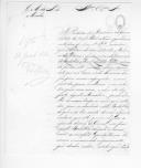 Ofício de António Inácio Caiola para José Lúcio Travassos Valdez, ajudante general do Exército, remetendo o requerimento dos oficiais inferiores da 1ª Companhia do Regimento de Milícias de Viana.