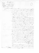 Correspondência de José da Silva de Carvalho para o duque da Terceira sobre o envio de documentação relacionada com a chegada de praças estrangeiras no navio "Christina" a Brest.