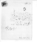 Nota expedida por Duarte José Fava, coronel de Engenharia, para Manuel de Brito Mouzinho, Ajudante General, informando estarem prontos os alojamentos do quartel da unidade da Vila de Santarém para realojamento do Regimento de Cavalaria 10.