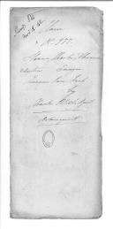 Processo sobre o requerimento de Charles Alexander Sloane, porta-bandeira do Regimento de Granadeiros da Rainha.
