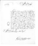 Documentação sobre a entrega de material de guerra no Arsenal Real do Exército