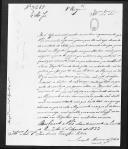 Correspondência de Luís de Moura Furtado para José Luís Travassos Valdez sobre 1º Regimento Francês e oficiais internados.