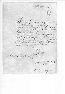 Carta de Maria Quitéria de Cegueiros para D. Miguel Pereira Forjaz, ministro da Guerra, pedindo que atenda favoravelmente o requerimento de seu marido.