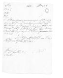 Aviso (minuta) do Estado Maior General para José Correia de Melo sobre baixas de serviço do pessoal do Regimento de Milícias de Lagos.