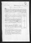 Títulos de crédito passados pela Comissão Encarregada da Liquidação das Contas dos Oficiais Estrangeiros (legação portuguesa em França), que estiveram ao serviço de D. Maria II (letras L a V).