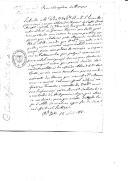 Carta do duque de Wellington, para D. Miguel Pereira Forjaz, ministro e secretário de Estado do Negócios da Guerra, sobre um requerimento do correio-mor de Tomar pelo facto de lhe ter sido retirado o cargo.