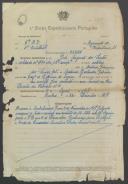 José Augusto dos Santos - Soldado - Regimento de Infantaria nº 11

