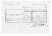 Correspondência de José da Silva Reis para o marquês de Tancos e para Filipe Neri Gorjão sobre o envio dos mapas da força do Regimento de Artilharia Expedicionária, vencimentos, famílias, saúde, requisições e uniformes.