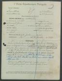 António José - Soldado - 12ª. Compª. Regimento de Infantaria nº. 4