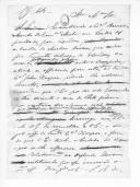 Ofício (minuta) de Miguel José Martins Dantas para o barão de Lordelo sobre o pedido de esclarecimentos sobre os militares estrangeiros que prestaram serviço no Exército Libertador.