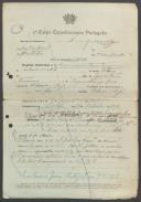 Francisco Anónio Veríssimo - Soldado - 9ª. Compª. 3º. Bat. Regimento de Infantaria nº. 17
