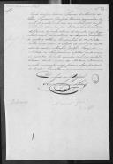 Declaração (cópia) do sargento Joseph Mazet, da Companhia de Mutilados, em como foi pago pelo tesoureiro do Exercito por serviços prestados.