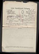 Ricardo Maria de  Araújo Pancada - Soldado - 9.ª Companhia do Regimento de Infantaria 1