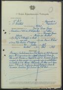 José de Sousa Gomes - Soldado - 12ª. Compª. Regimento de Infantaria nº. 4