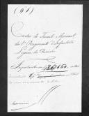 Processo de liquidação de contas do tenente Moreaut que serviu no 1º Regimento de Infantaria Ligeira da Rainha.